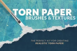 Torn Paper Brushes & Textures