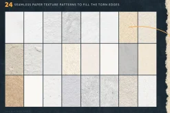 Torn Paper Brushes & Textures
