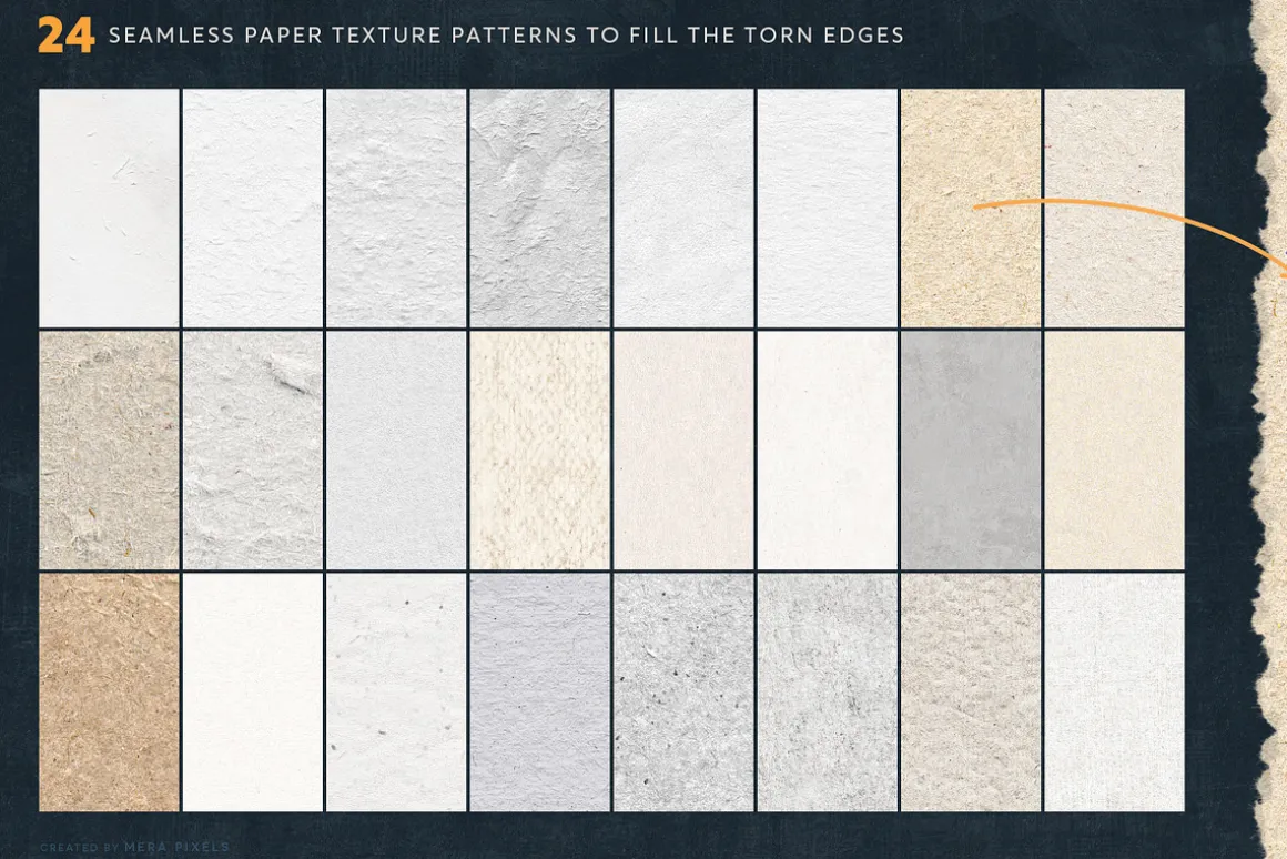 Torn Paper Brushes & Textures