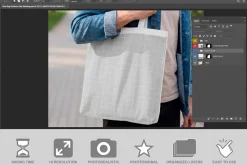 Tote Bag Outdoor Path PSD