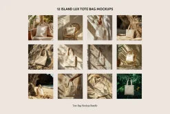12 Tote Bag Mockups