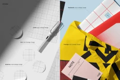 Tote Bag Mockup Stationery