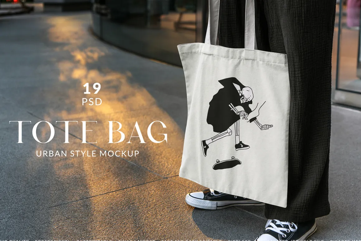 Tote Bag Urban MockUps