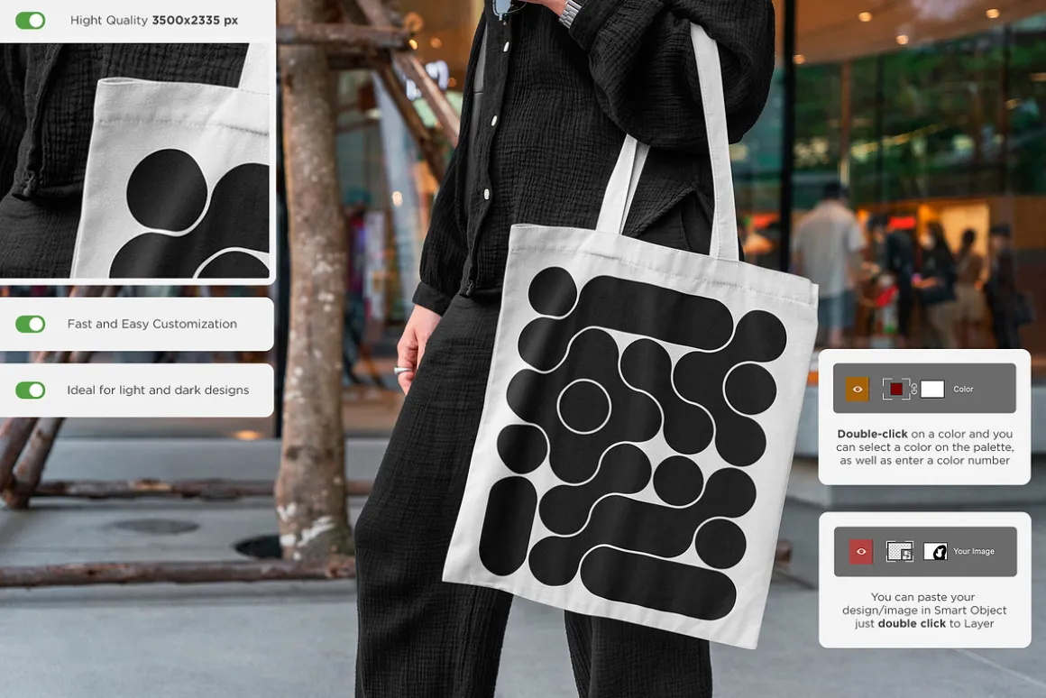 Tote Bag Urban MockUps