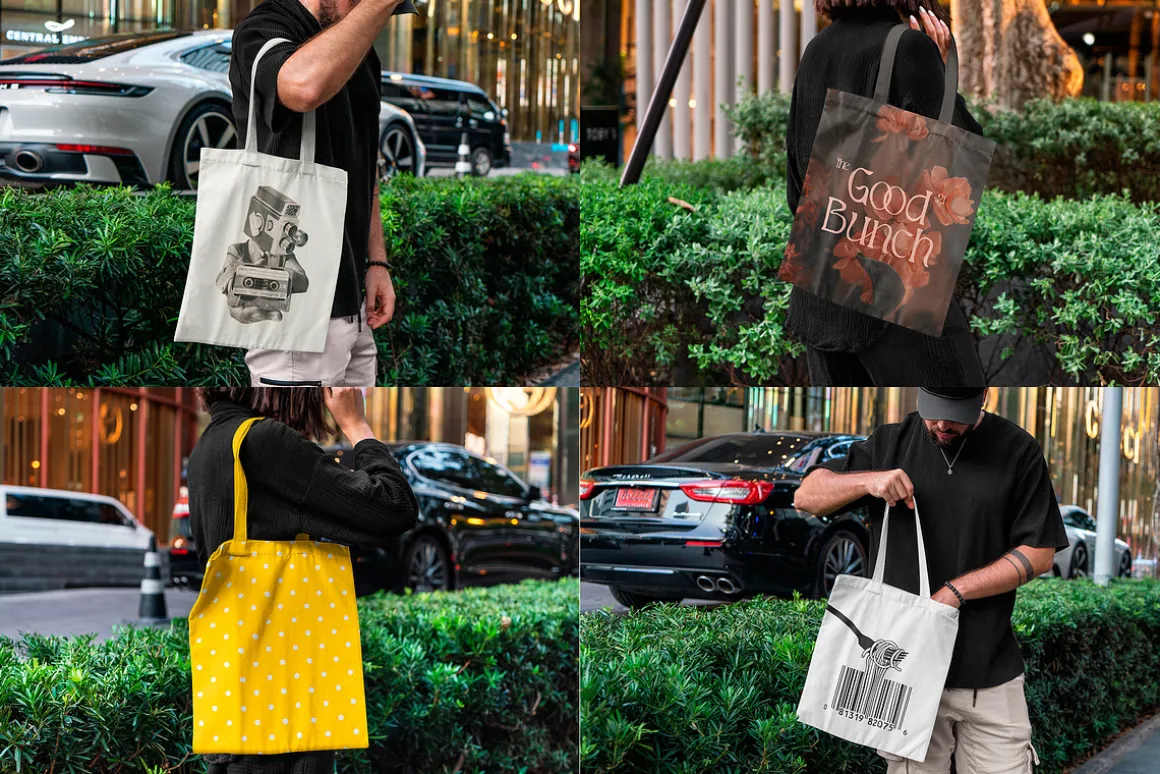 Tote Bag Urban MockUps