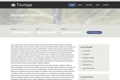 Tourage - PSD Website Template
