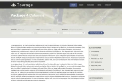 Tourage - PSD Website Template