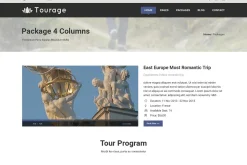Tourage - PSD Website Template