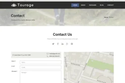 Tourage - PSD Website Template