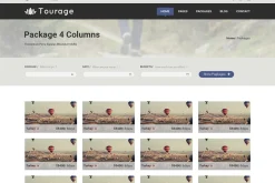 Tourage - PSD Website Template