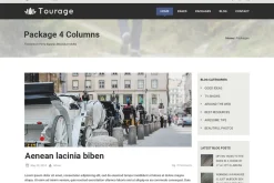 Tourage - PSD Website Template