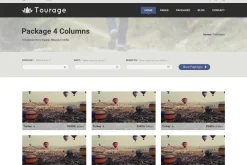 Tourage - PSD Website Template