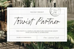 Tourist Partner Signature Script