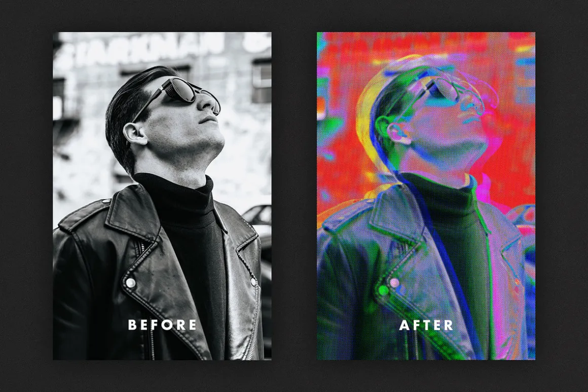 Toxic Halftone Effect for Posters