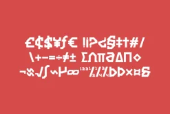 Trabes - Techno Font