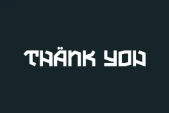 Trabes - Techno Font