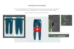 Track Pants Animated Mockup