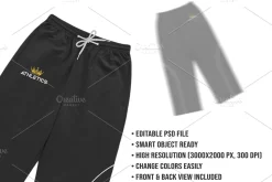 Track Pants Mockup - Editable PSD