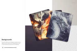 Trading Cards Mockup Set v.5