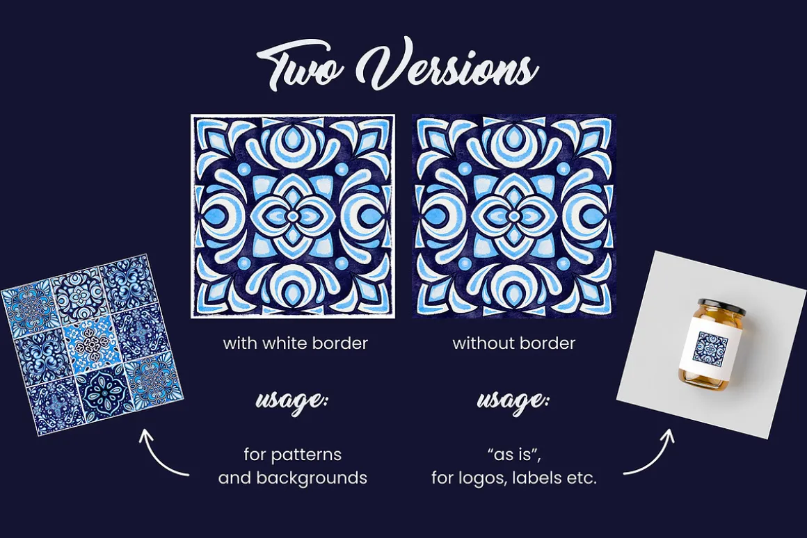 Traditional Mediterranean Tiles SET1