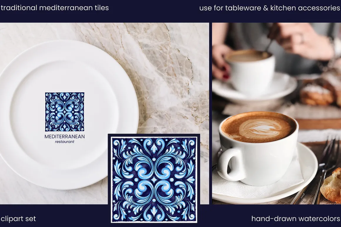 Traditional Mediterranean Tiles SET1