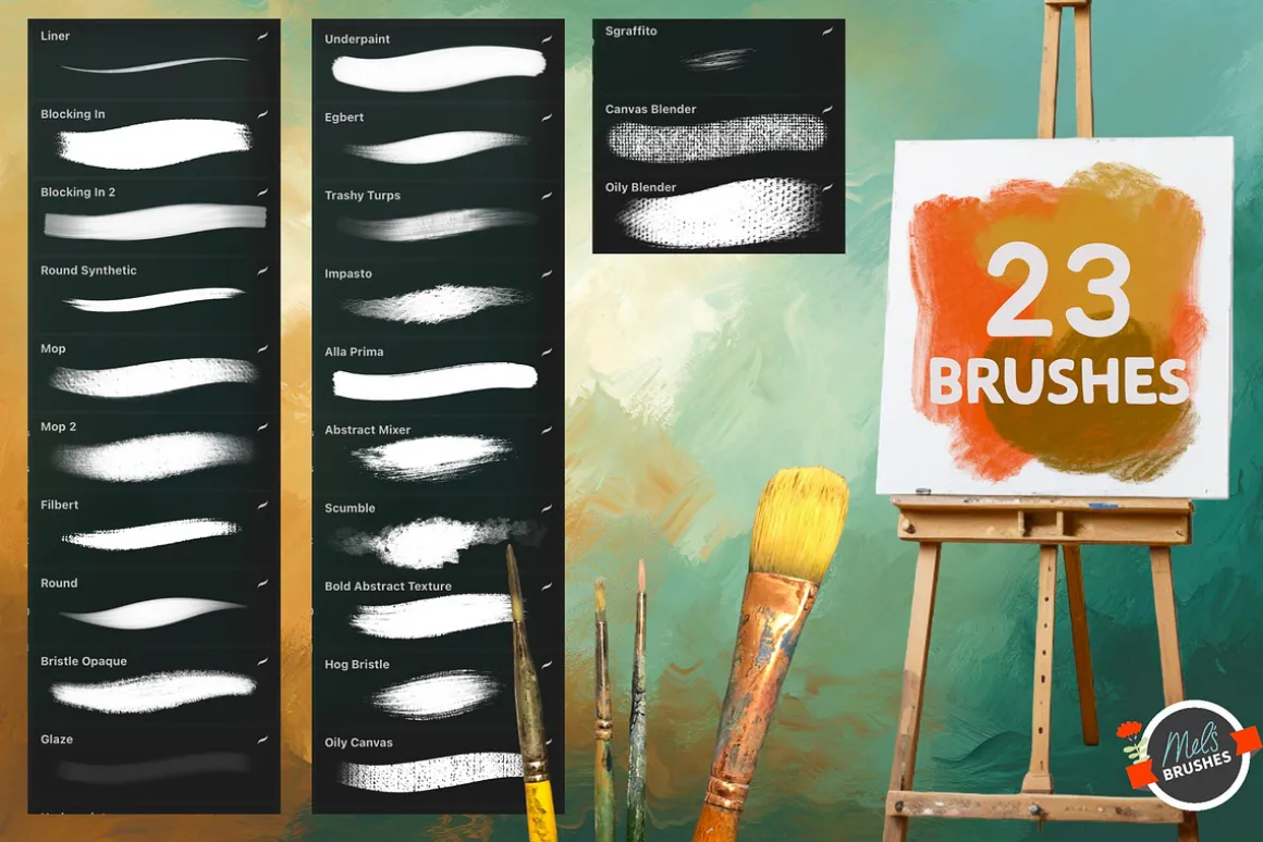 Traditional Oils for Procreate