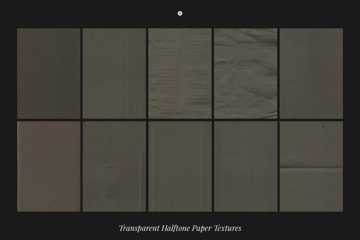 Transparent Halftone Paper Textures
