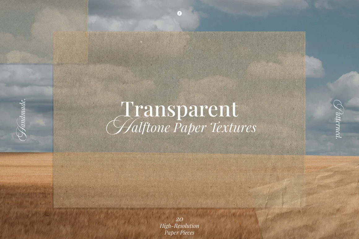Transparent Halftone Paper Textures