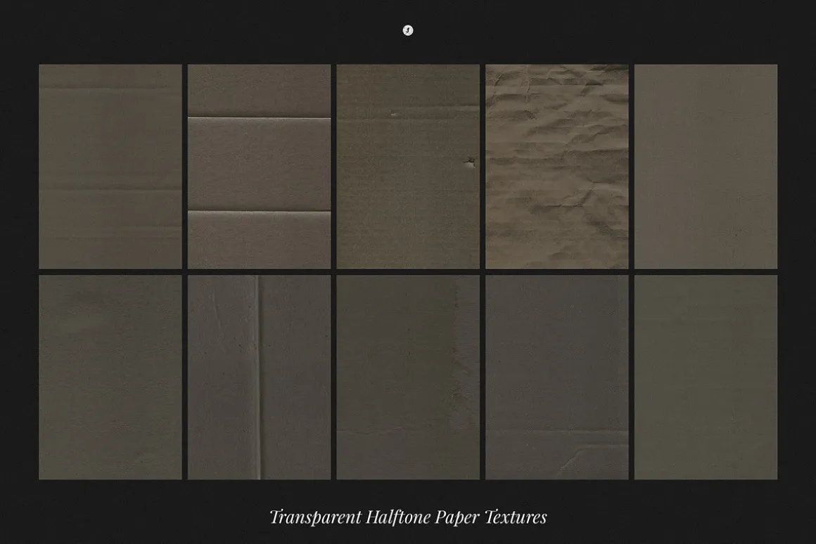 Transparent Halftone Paper Textures