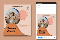 Travel Guide (Woman) Email Signature