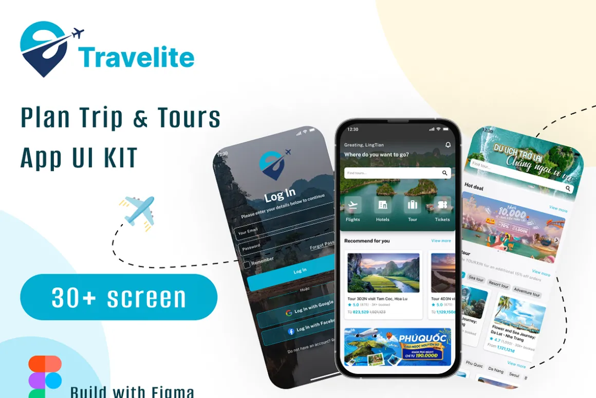Travelite - Travel & Tour App Design
