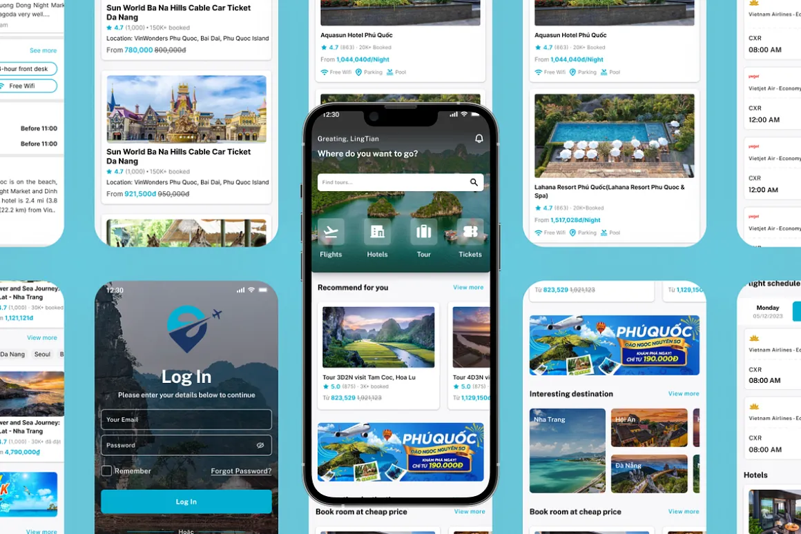 Travelite - Travel & Tour App Design