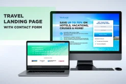 Travel Landing Page & Contact Form