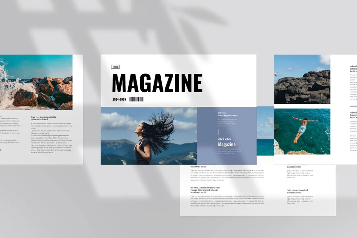 Travel Magazine Landscape Template