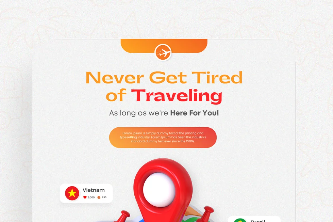 Travels Canva Design Templates