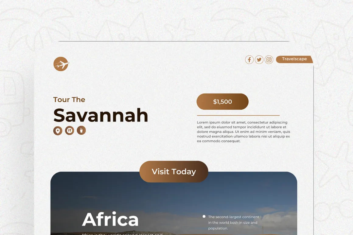 Travels Canva Design Templates