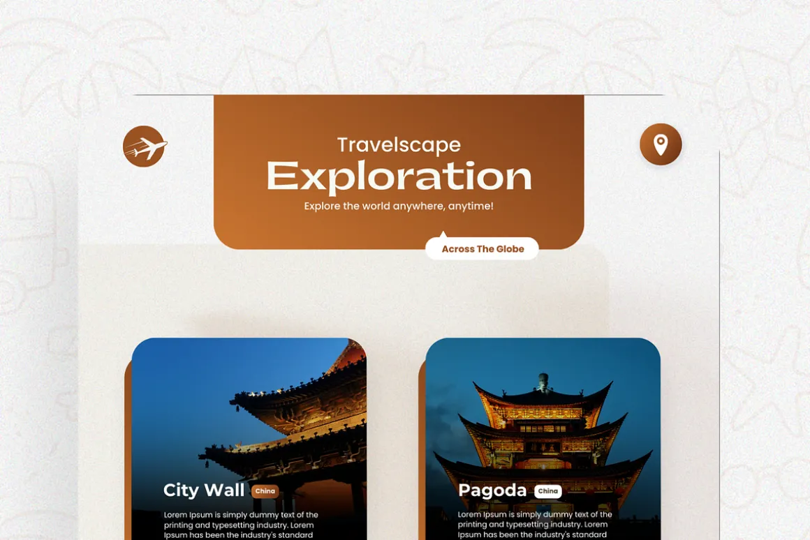 Travels Canva Design Templates