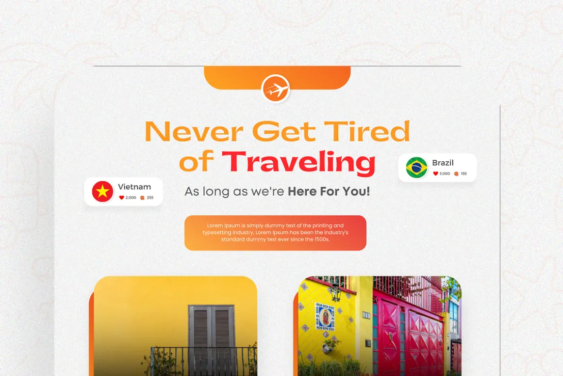 Travels Canva Design Templates