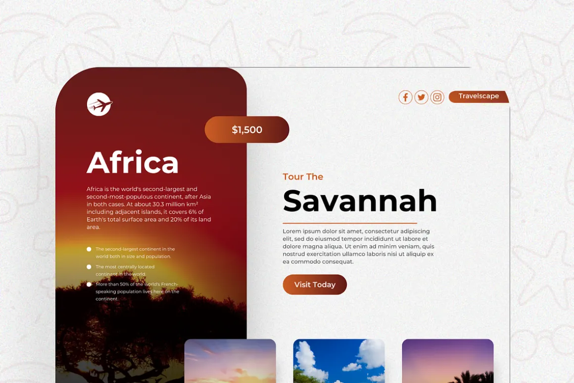 Travels Canva Design Templates