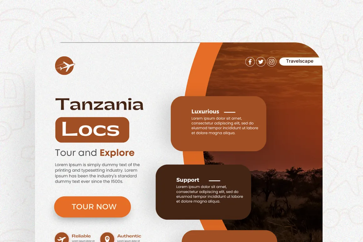 Travels Canva Design Templates