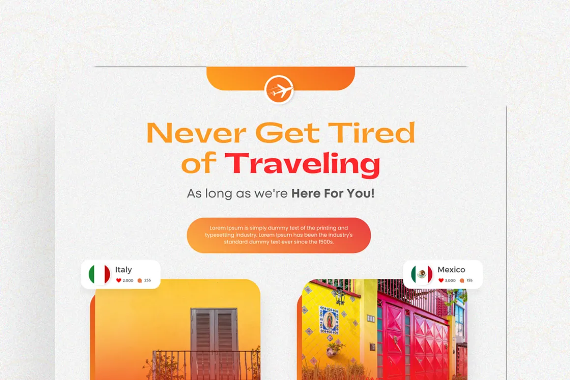 Travels Canva Design Templates