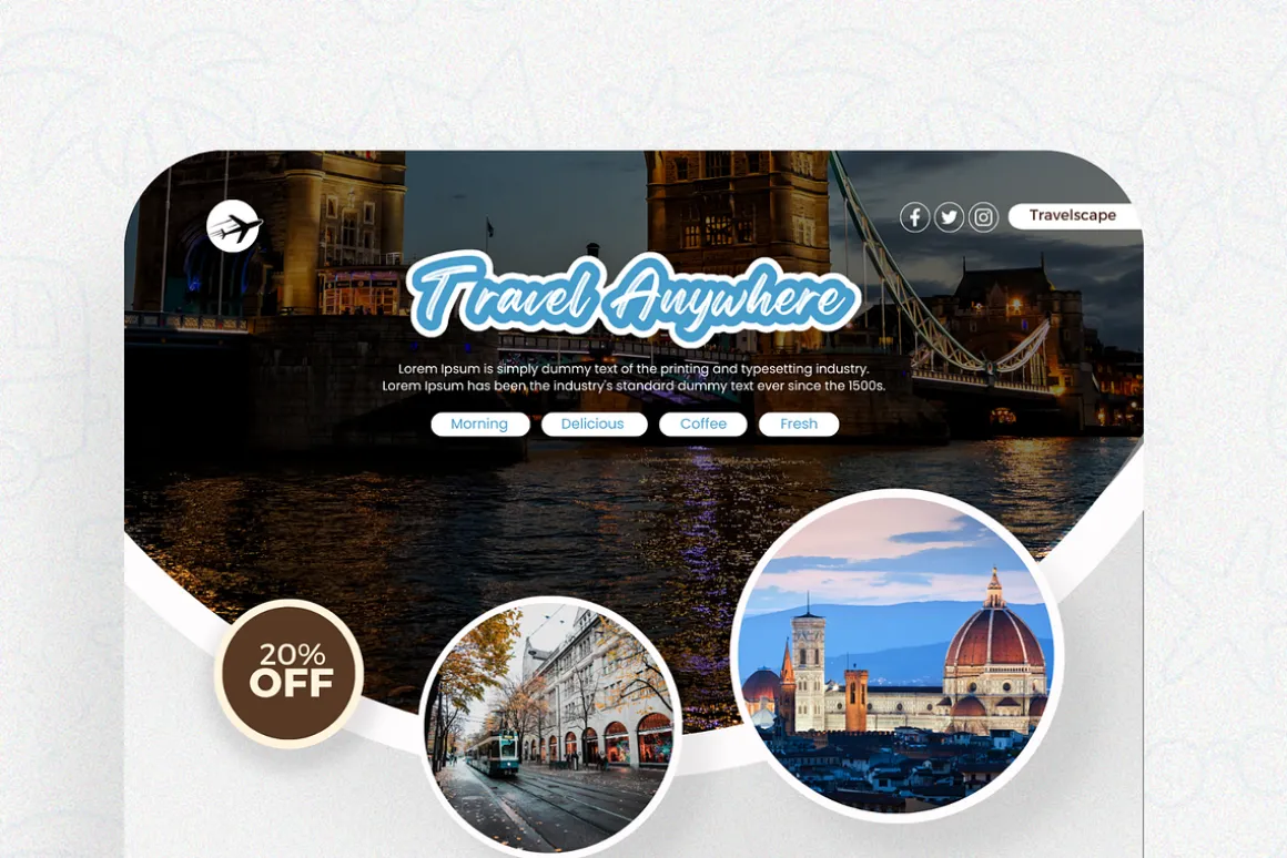 Travels Canva Design Templates