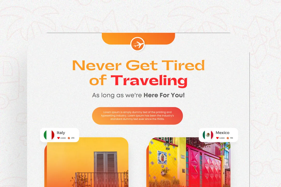 Travels Canva Design Templates