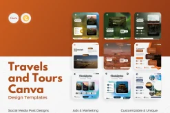 Travels Canva Design Templates