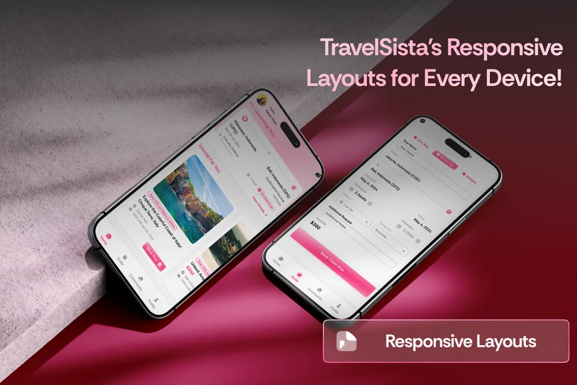Travel Sista - Travel App UI Kits
