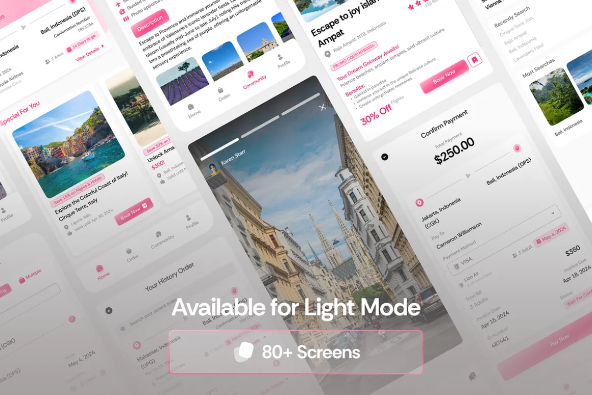 Travel Sista - Travel App UI Kits