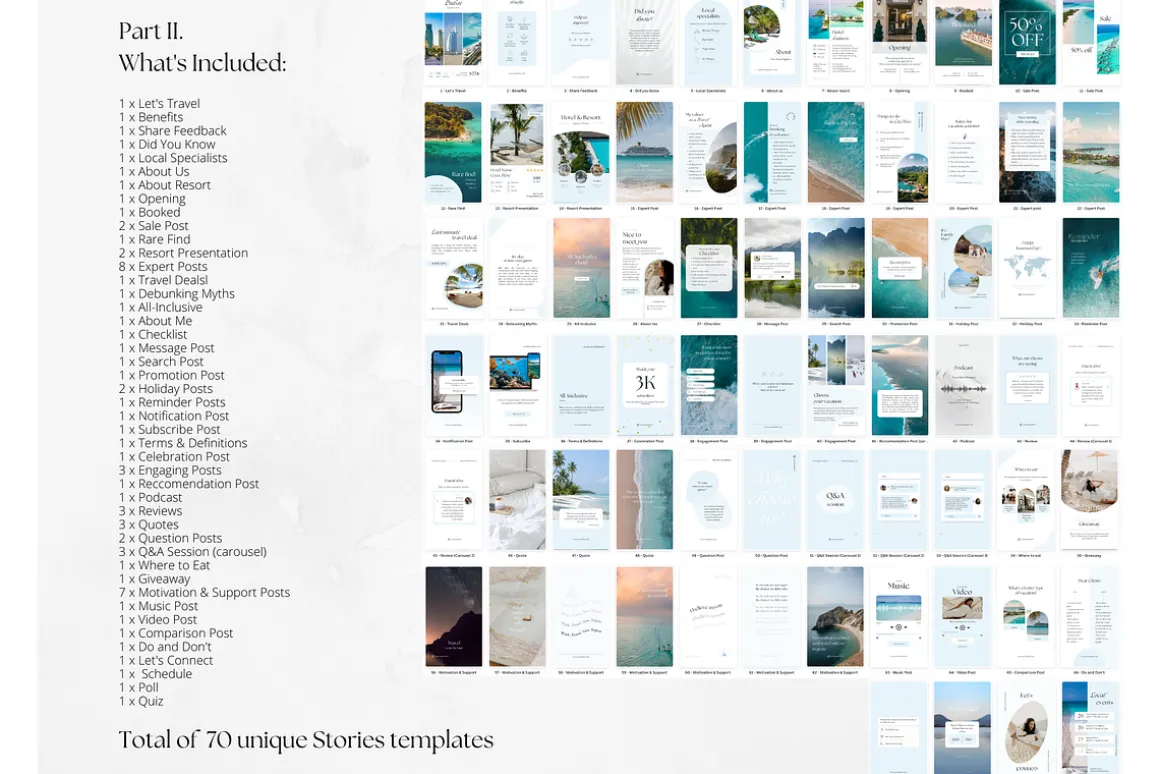 220 Travel Social Media BUNDLE