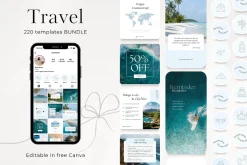 220 Travel Social Media BUNDLE