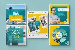 Travel Social Media Canva Templates