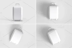 Travel Suitcase Trolley Bag Mockups